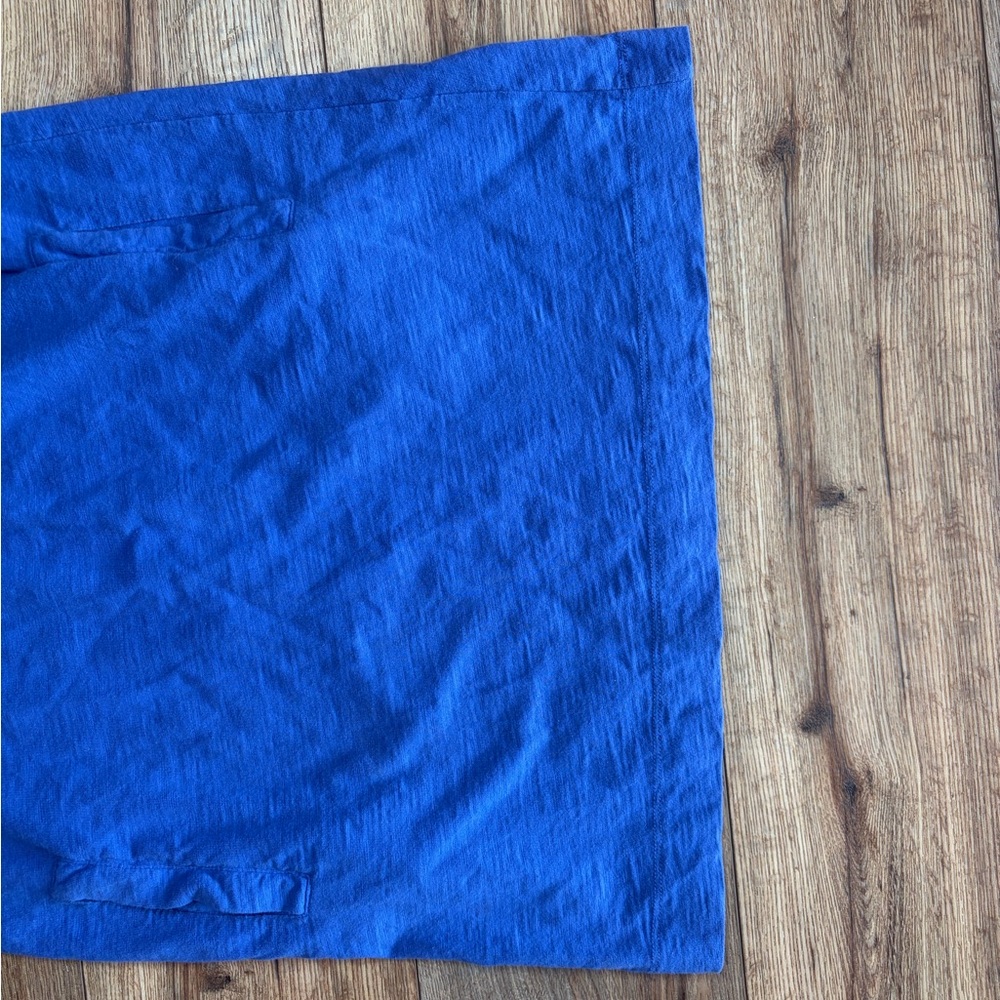 Boden blue tank-style cotton coastal V-Neck dress - Picture 3 of 10